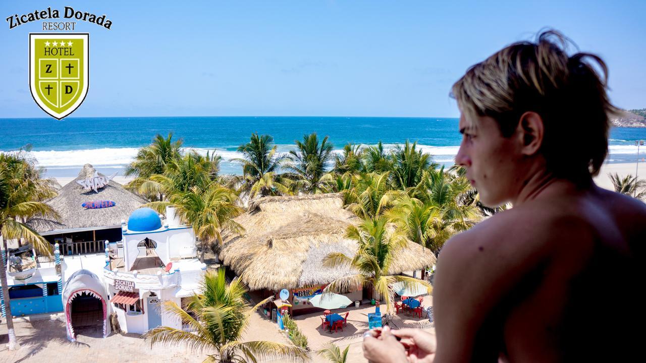 Hotel Zicatela Dorada Puerto Escondido  Eksteriør bilde