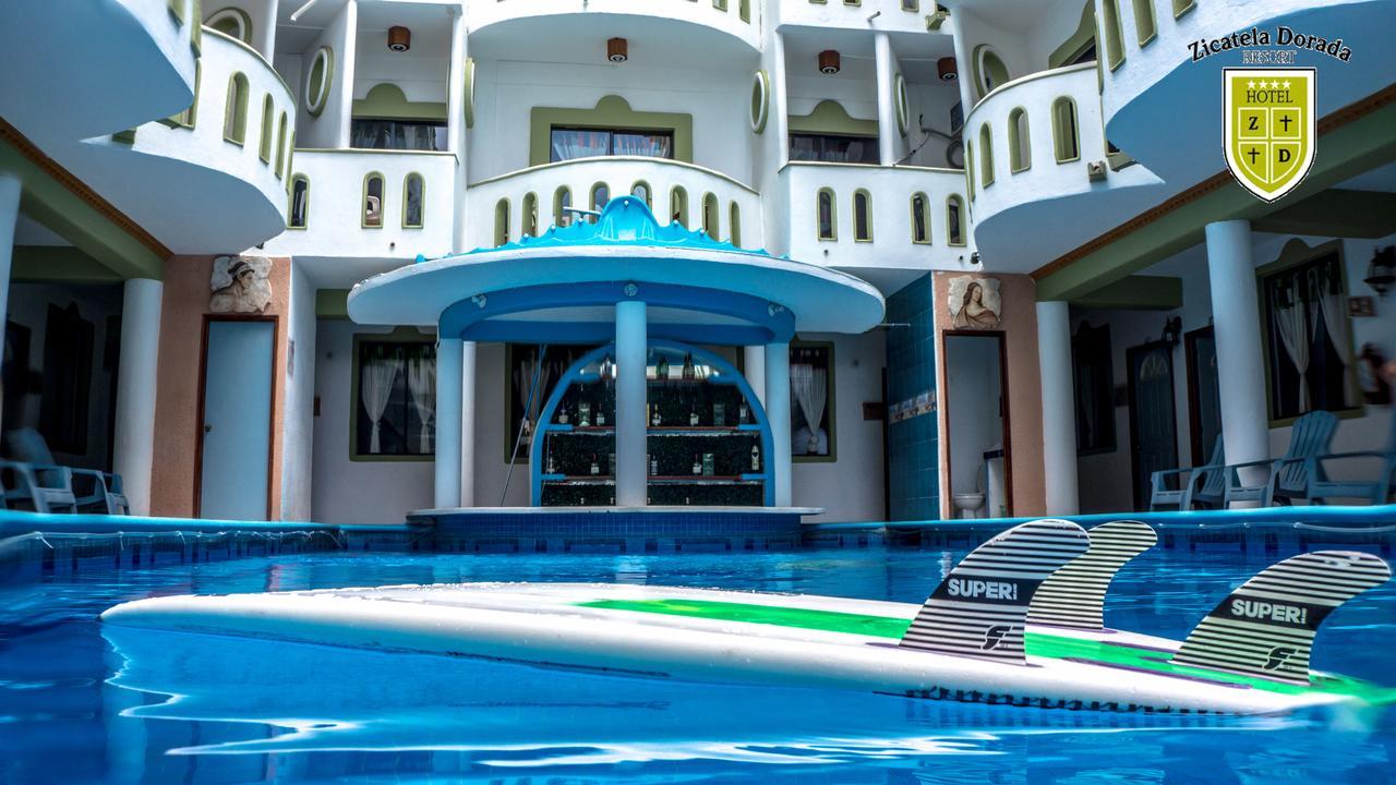 Hotel Zicatela Dorada Puerto Escondido  Eksteriør bilde